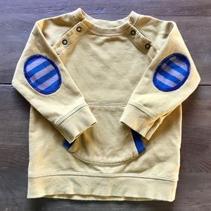 Mini Boden top with arm details 12-18 months